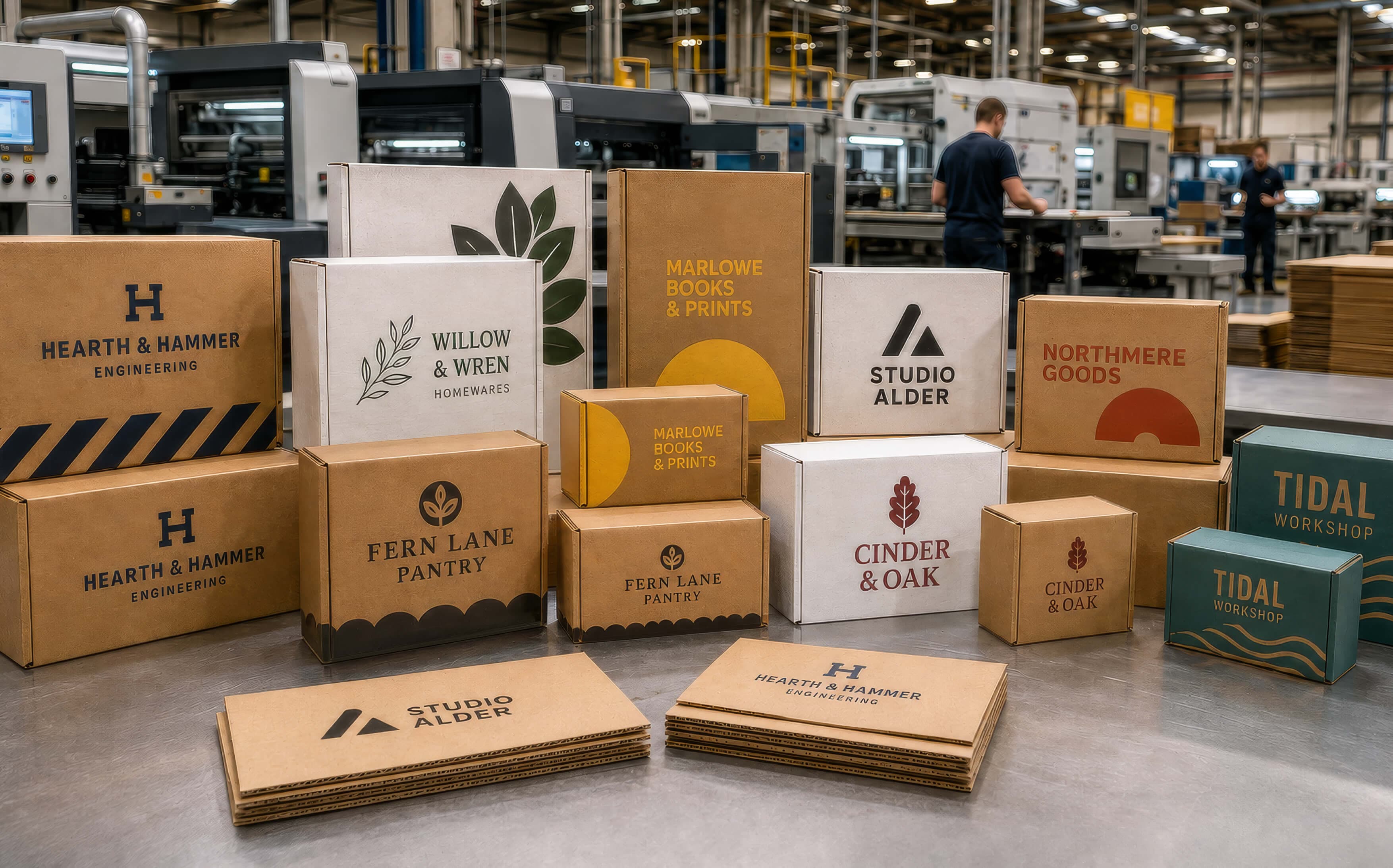 Custom printed boxes manufacturing