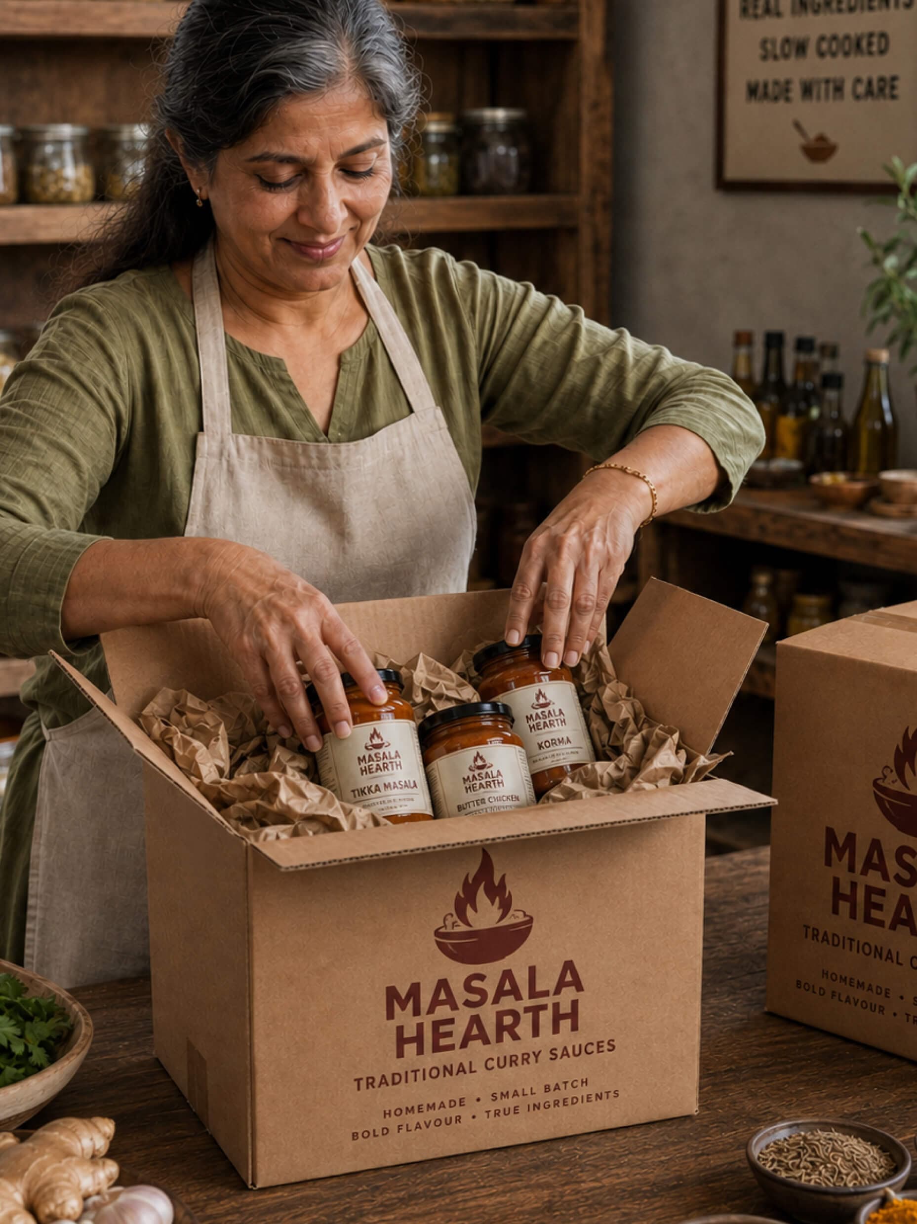Masala Hearth custom food packaging